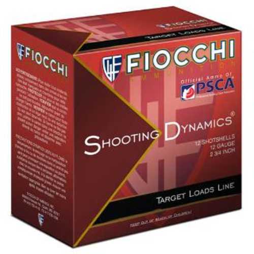 12 Gauge 25 Rounds Ammunition Fiocchi Ammo 2 3/4" Target #7 1/2